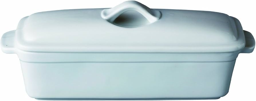 Amazon | 日本製 テリーヌ 型 細長白陶器21cm（全長25cm）（グラン